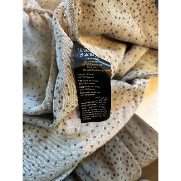 Refinity Brown Polka Dot Jumpsuit Drawstring Waist Casual Comfy Plus Size - Picture 7 of 7